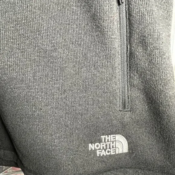 The North Face‎ Yukon Jack Whiskey Black Fleece Full Zip Vest Mens Sz XL Logo - Picture 8 of 10